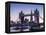 Tower Bridge, Shard and City Hall, London, England, United Kingdom, Europe-Charles Bowman-Framed Premier Image Canvas