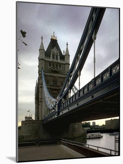 Tower Bridge, Thames River, London, England-Chuck Haney-Mounted Photographic Print
