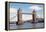 Tower Bridge, Thames River, London, England-null-Framed Stretched Canvas