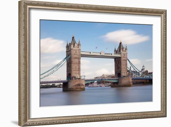 Tower Bridge, Thames River, London, England-null-Framed Photographic Print