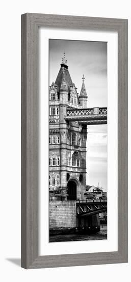 Tower Bridge with Red Bus in London - City of London - UK - England - United Kingdom - Door Poster-Philippe Hugonnard-Framed Photographic Print