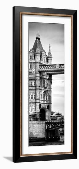 Tower Bridge with Red Bus in London - City of London - UK - England - United Kingdom - Door Poster-Philippe Hugonnard-Framed Photographic Print