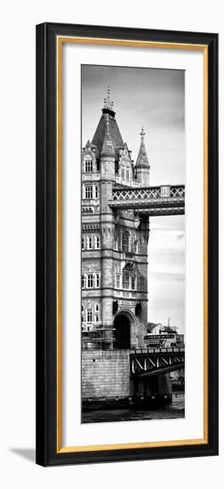 Tower Bridge with Red Bus in London - City of London - UK - England - United Kingdom - Door Poster-Philippe Hugonnard-Framed Photographic Print