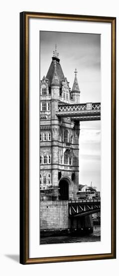 Tower Bridge with Red Bus in London - City of London - UK - England - United Kingdom - Door Poster-Philippe Hugonnard-Framed Photographic Print