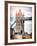 Tower Bridge with Red Bus in London - City of London - UK - England - United Kingdom - Europe-Philippe Hugonnard-Framed Photographic Print