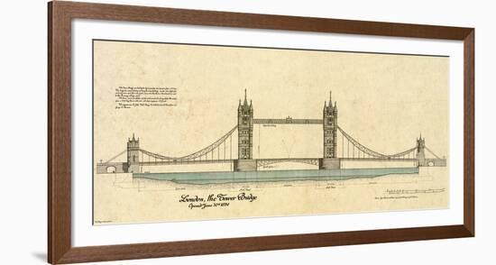 Tower Bridge-Yves Poinsot-Framed Art Print