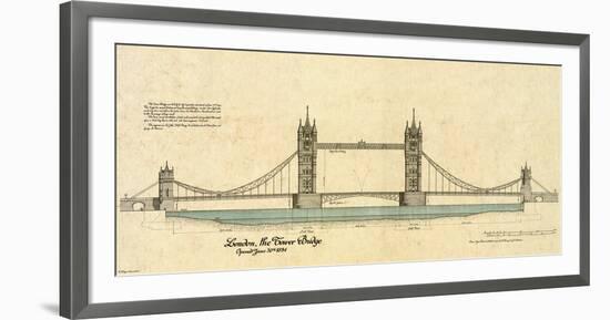 Tower Bridge-Yves Poinsot-Framed Art Print