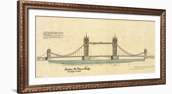 Tower Bridge-Yves Poinsot-Framed Art Print