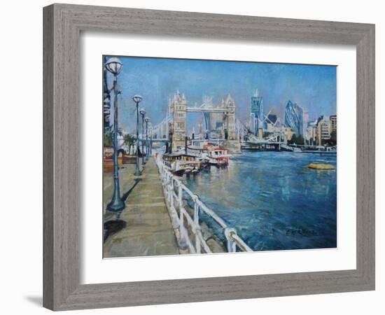 Tower Bridge-John Erskine-Framed Giclee Print