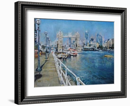 Tower Bridge-John Erskine-Framed Giclee Print