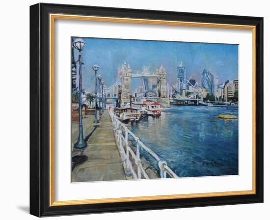 Tower Bridge-John Erskine-Framed Giclee Print