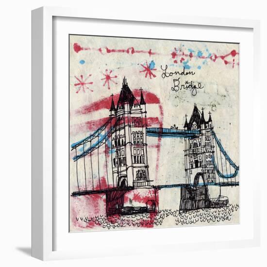 Tower Bridge-Oliver Towne-Framed Art Print