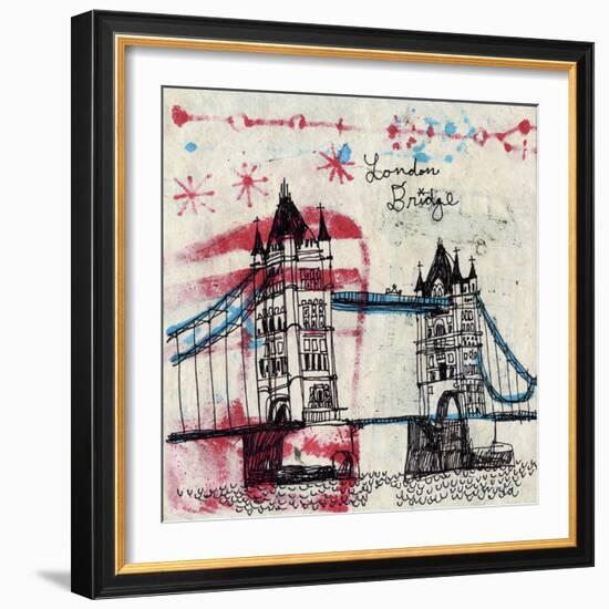 Tower Bridge-Oliver Towne-Framed Art Print
