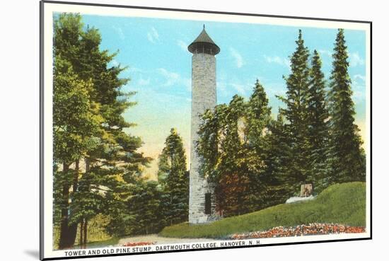 Tower, Dartmouth College, Hanover, New Hampshire-null-Mounted Art Print