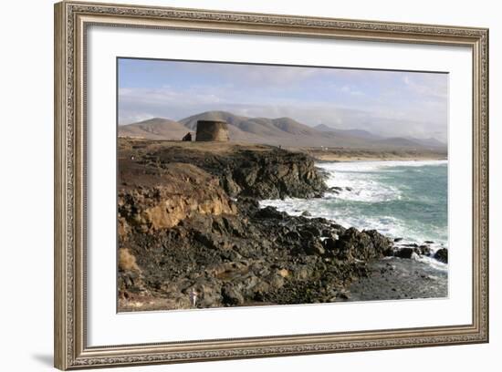 Tower, El Cotillo, Fuerteventura, Canary Islands-Peter Thompson-Framed Photographic Print