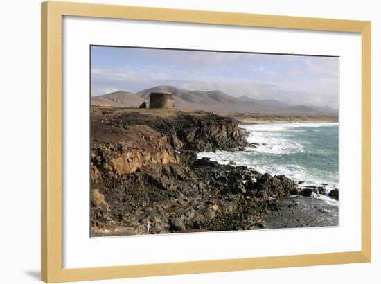 Tower, El Cotillo, Fuerteventura, Canary Islands-Peter Thompson-Framed Photographic Print