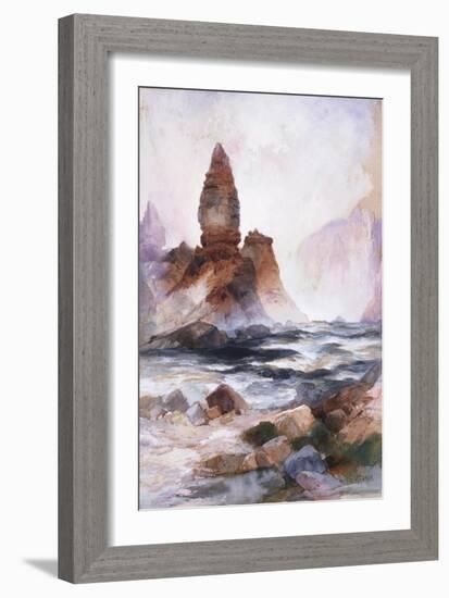 Tower Falls and Sulfur Rock, Yellowstone-Soren Emil Carlsen-Framed Giclee Print