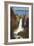 Tower Falls - Yellowstone National Park-Lantern Press-Framed Premium Giclee Print