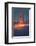 Tower Fog Night Lights Golden Gate Bridge, San Francisco California Travel-Vincent James-Framed Photographic Print