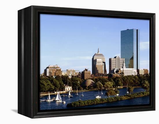 Tower from the Charles River-Carol Highsmith-Framed Stretched Canvas