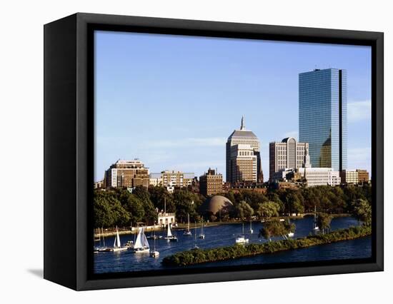 Tower from the Charles River-Carol Highsmith-Framed Stretched Canvas