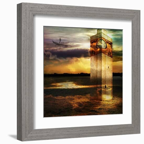 Tower In Italy-sattva_art-Framed Art Print