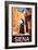 Tower in Siena Italy 1-Anna Siena-Framed Giclee Print