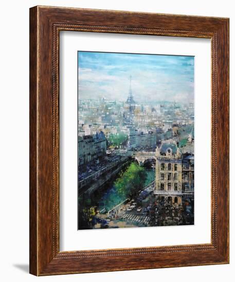 Tower in the Distance-Mark Lague-Framed Art Print