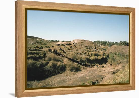 Tower of Babel, Babylon, Iraq, 1977-Vivienne Sharp-Framed Premier Image Canvas