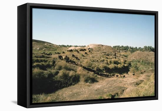 Tower of Babel, Babylon, Iraq, 1977-Vivienne Sharp-Framed Premier Image Canvas