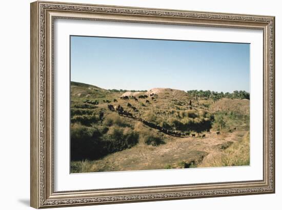 Tower of Babel, Babylon, Iraq, 1977-Vivienne Sharp-Framed Photographic Print