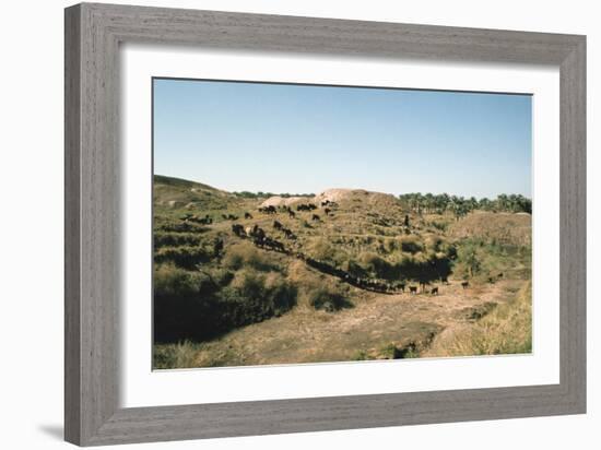 Tower of Babel, Babylon, Iraq, 1977-Vivienne Sharp-Framed Photographic Print