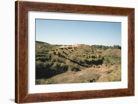 Tower of Babel, Babylon, Iraq, 1977-Vivienne Sharp-Framed Photographic Print