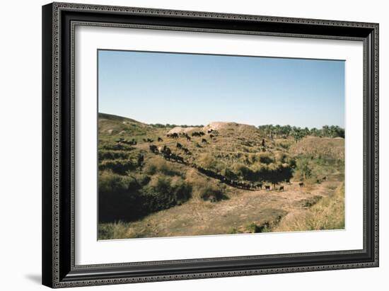 Tower of Babel, Babylon, Iraq, 1977-Vivienne Sharp-Framed Photographic Print