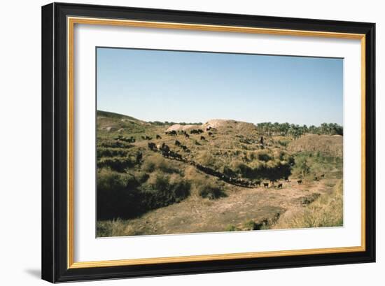 Tower of Babel, Babylon, Iraq, 1977-Vivienne Sharp-Framed Photographic Print