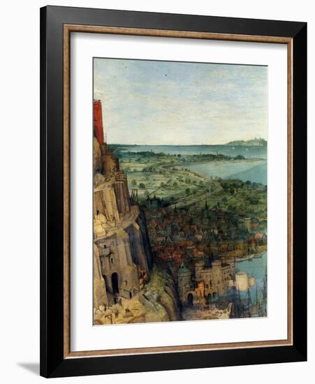 Tower of Babel - Detail-Pieter Breughel the Elder-Framed Art Print