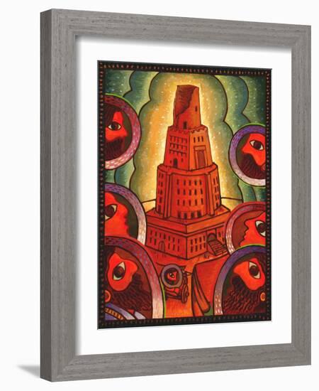 Tower of Babel-John Newcomb-Framed Giclee Print