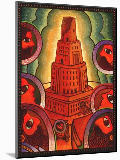 Tower of Babel-John Newcomb-Mounted Giclee Print