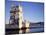 Tower of Belem, Built 1515-1521, and Rio Tejo (River Tagus), Lisbon, Portugal-Sylvain Grandadam-Mounted Photographic Print