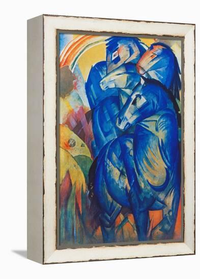 Tower of Blue Horses, 1913-Franz Marc-Framed Premier Image Canvas