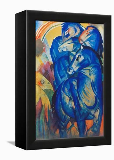 Tower of Blue Horses, 1913-Franz Marc-Framed Premier Image Canvas