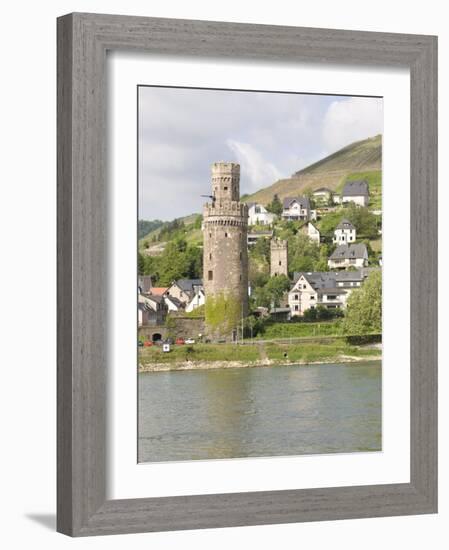 Tower of Braubach, Near Koblenz, the Rhine River, Rhineland-Palatinate, Germany, Europe-Olivieri Oliviero-Framed Photographic Print