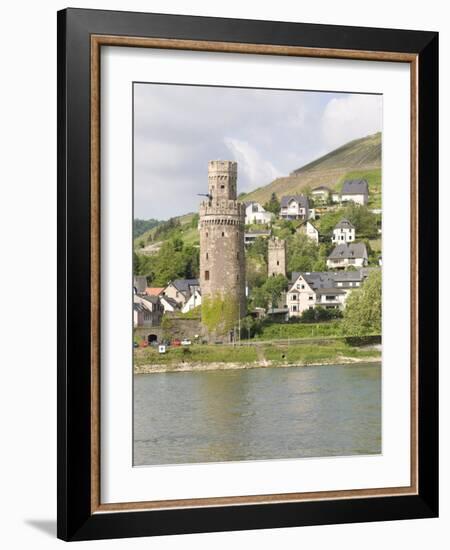 Tower of Braubach, Near Koblenz, the Rhine River, Rhineland-Palatinate, Germany, Europe-Olivieri Oliviero-Framed Photographic Print