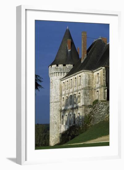 Tower of Chateau De La Rochefoucauld, Poitou-Charentes. Detail. France-null-Framed Giclee Print