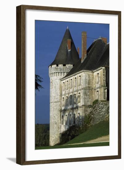 Tower of Chateau De La Rochefoucauld, Poitou-Charentes. Detail. France-null-Framed Giclee Print