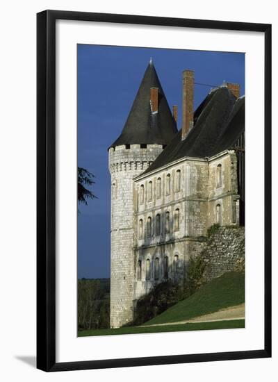 Tower of Chateau De La Rochefoucauld, Poitou-Charentes. Detail. France-null-Framed Giclee Print