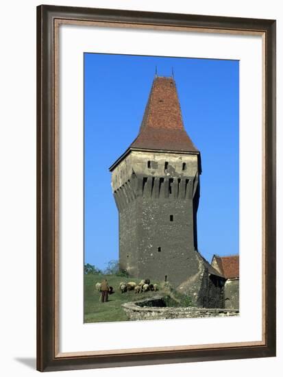 Tower of Corvinestilor Castle-null-Framed Giclee Print