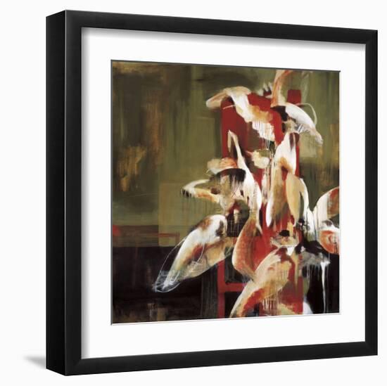 Tower of Flowers-Terri Burris-Framed Giclee Print