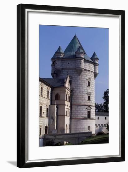 Tower of Krasiczyn Castle in Poland, 16th Century-null-Framed Giclee Print