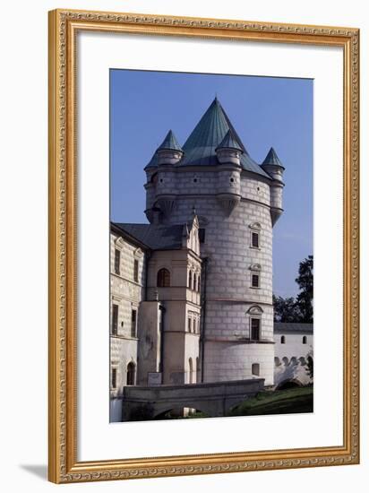 Tower of Krasiczyn Castle in Poland, 16th Century-null-Framed Giclee Print